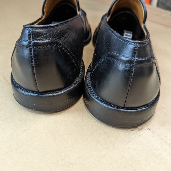 Allen Edmonds RANDOLPH (4809) Black Calfskin Leather Penny Loafers Sz 10.5E. Rep - Picture 6 of 11